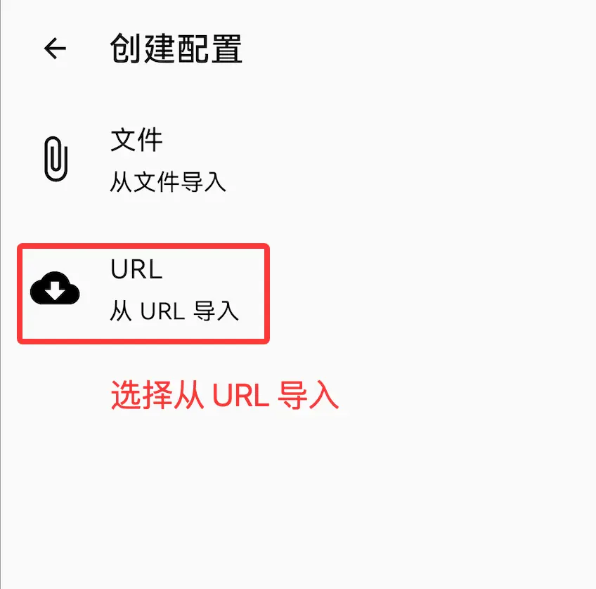 Clash Meta 从 URL 导入配置